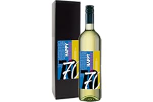 ‎BULL & BEAR Bull & Bear Wein-Geschenk "Happy Birthday 70", Geschenk zum 70. Geburtstag, Weißwein 13%, trocken