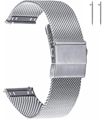 2 Stück Edelstahl-Armband 22 Mm Für Amazfit Balance – Metall-Mesh-Armband Mit Werkzeug