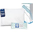 Snuggle-Pedic Ultra-Luxury Bamboo Shredded Memory Foam Pillow Combination With Adjustable Fit and Zipper Removable Kool-Flow Breathable Cooling Hypoallergenic Pillow Cover (Standard)