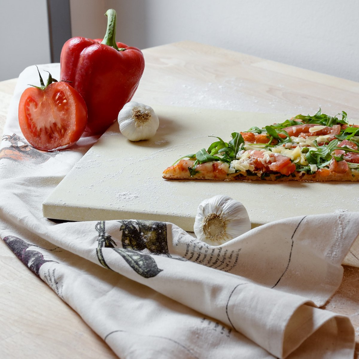 Navaris Piedra para pizza de cordierita – Piedra para horno rectangular  para pizza o pan – Bandeja para parrilla… – Ofertas+