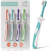 Cherish Baby Care Children's Toothbrush 1-2 Years - Soft 4-Pack (Kids) | Includes 4 x children's toothbrush with soft handle.