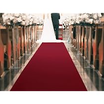 Tapis De Cérémonie Bleu Podium 1x4m - Pour Mariage, événements VIP - Résistant Au Feu B1
