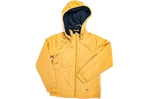 GO&WIN Alphadventure - Chubasquero Niña con Forro Polar Interior y Capucha para Colegio S | Color Lila, Morado, Fucsia, Coral, Mostaza y Orchid | Tallas desde los 6 a los 14 años Sella