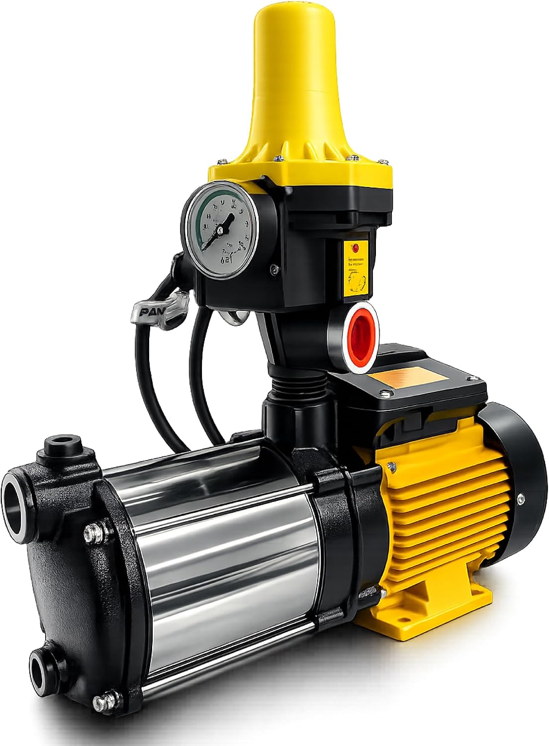 Grupo de Presión de Agua Automático con Controlador – Bomba de Agua Presurizadora Doméstica para Casa, Jardín y Riego, Sistema Automático de Presión 0.75 kW - 1 CV · Fluvia
