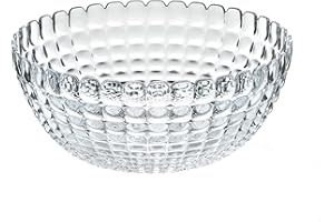 Guzzini - Tiffany, Contenitore in Plastica Riciclata, Ciotola XL - Trasparente, Ø 30 x h13 cm | 5000 cc - 21383000