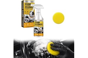 RAKIUTY Multifunctional Car Foam Cleaner,Limpiador Espuma Multiusos,Foam Cleaner All Purpose,Limpiador de Espuma de Coche,Spray Limpiador Espuma Multiusos para Interiores de Coche,Cocina,Baño