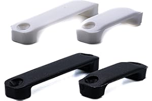 J Clarke Marine Pack of 4-25mm and 50mm Webbing bridges/footmans loop made from heavy duty nylon, battery strap buckle