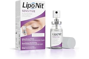 ‎LIPO NIT Lipo Nit Augenspray Sensitive, zur Behandlung trockener Augen, zur Pflege der Augenpartie, mit Dexpanthenol, 10 ml