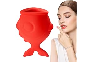 Lip Plumper Device,Silikon fiskformad läppförstärkare | Långvarig Plumping Effect Lip Plumper Tool Naturl poutmunverktyg och sexig läppmun Weiting