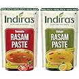Indira's Instant Rasam Paste Combo Pack of 2 - More Flavourful than Rasam Powder, Just Add Hot Water - 2 Tasty Flavours - Tomato Rasam (200g) & Udupi Rasam (200g)