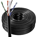 50 Meter Ethernet Network Bulk Cable 50m | CAT6, AWG23, CCA, UTP | Ikbc Colour Black