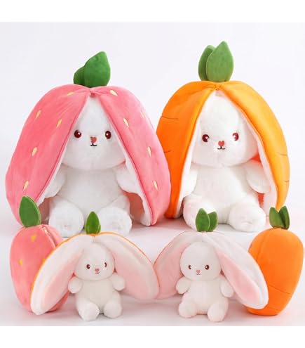 Peluche Lapin de Pâques 2 Pièces, Peluche Lapin Carotte, Peluche Lapin Peluche Lapin de Pâques 2 Pièces, Peluche Lapin Carotte, Peluche Lapin
