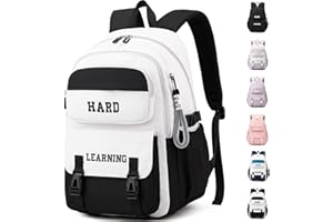 KESUDE Schulrucksack Mädchen Teenager Rucksack Schule, Schultasche Jungen Multi-Tasche Wasserdicht Schulranzen Rucksack Daypacks Groß Backpack für Mädchen Damen School Bag
