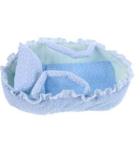 Lit De Voyage Pour Poupée Bayer Chic – Jusqu’à 50 Cm, Pliable, Sac Transport, 54 X 31 X 32 Cm, 1,2 Kg, Turquoise