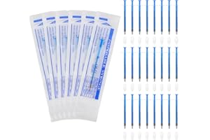 GAOHUI 30Pcs No Needle Colostrum Syringe, 1ml Plastic Syringes With Caps for Refilling and Measuring Liquids, Colostrum Harvesting, Scientific Labs, Plant Watering, Pet Feeding