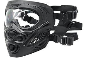 ‎JEIMAI JEIMAI Paintball Maske Full Face Taktische Schnelle Maske Schutz Ausrüstung Jason Masken für BBS Schießen CS Spiel Halloween Cosplay Party