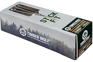 Timber Wolf TW60200 - Tornillos para madera, 6 x 200 mm, caja de 25, zinc y amarillo (dorado)