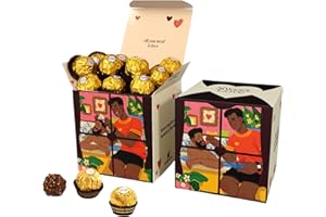IMPERIAL COAST Orgullo LGTBI Caja regalo de chocolate para parejas gay gama Sweet Love I Regalo original para San Valentin cumpleaños aniversario novios – Caja super resistente – Ferrero Rocher – Regalos para Él