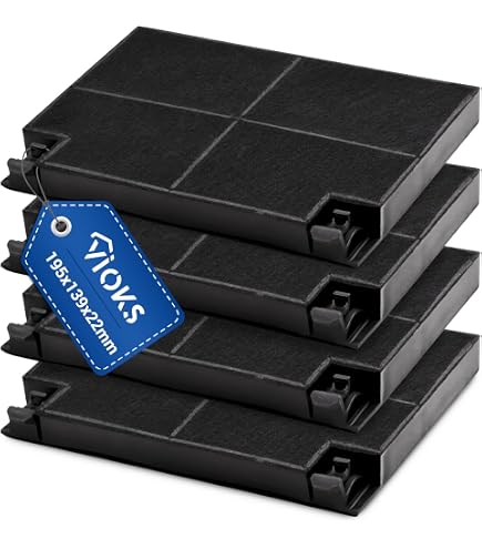 DL-pro Aktivkohlefilter 2er-Set Für Dunstabzugshauben – Passend Für Whirlpool, AEG, Zanussi, Faber Uvm.