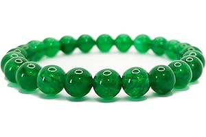 SPILLOX Bracciale Uomo Donna Elastico Da Vere Pietre Preziose Naturali Di 8mm Reiki Idea Regalo Di Natale Originale Diffusore Di Energia Guarigione Equilibrio