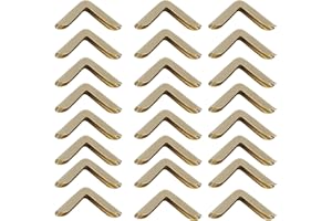 Sewroro Lot de 50 protections d'angle en métal pour ordinateur portable - Style rétro - Pour album de collection