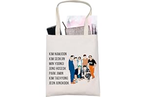 LEVLO Bolsa de Maquillaje Coreana del ejército del ejército K-Pop, Regalo para Miembros del ejército, Nombre del ejército, Bolsa de Maquillaje con Cremallera para Mujeres y niñas