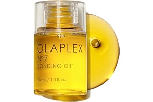 Olaplex Nº.7 Bonding Oil, Concentrated High-Shine Hair Oil | Heat Protectant, Smooths & Softens, Boosts Color Vibrancy, Controls Frizz Up to 72 Hours | For Coily, Curly, Wavy & Straight Hair, 30 mL
