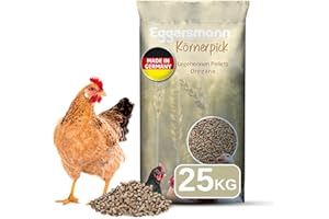 Eggersmann Körnerpick 25 kg Legehennen Pellets Oregano GVO frei - Hühner Futter - Premium Hühnerfutter - Pellets für Hühner Gänse und Enten in 3mm Pelletgröße