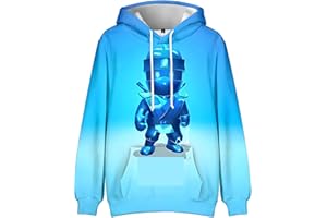 Gensly Stumble Guys Sweat à Capuche Imprimé 3D Stumble Guys Sweat à Capuche pour Enfants Stumble Guys Sweat à Capuche Décontracté avec Poche Kangourou