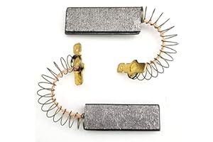 YOUNG WOLF 2 x laminierte Kohlebürste, Ersatzteil, kompatibel mit Bosch Siemens Waschmaschinenmotor, Teilenummer: 00605694 605694