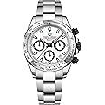 Pagani Design Classic Men's Multifunctional Chronograph Full Stainless Steel Japanese VK63 Quartz Movement Tester Homage Daytona 100m Waterproof Luxury Business Watch……