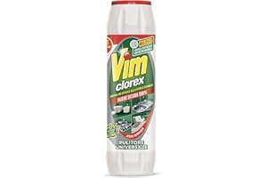 NICETER Vim Clorex, Pulitore Universale contro lo Sporco Ostinato, Sgrassante per Superfici Dure e Delicate, Formula con Microgranuli per Pulizia Profonda della Casa, 750 ml