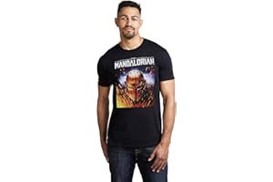 Star Wars Men's Mandalorian-Warrior T-Shirt