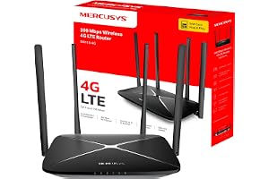 Mercusys MB115-4G 300Mbps Wireless N 4G LTE Router, Black