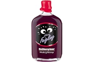 ‎KLEINER FEIGLING Kleiner Feigling Red Berry Sour (1 x 500 ml) – Feinster Vodka mit süß-saurem Beerengeschmack – Der kultige Party Schnaps für jede Feier – Frech, fruchtiger Shot – 15 % Vol.