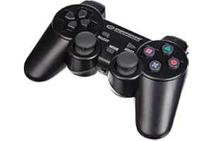 Esperanza EGG108K Wireless Gamepad 2,4Ghz PS3/PC USB Gladiator Negro