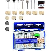 Dremel 684 polishing accessory, set of 20 accessories for multi-purpose tools, cleaning and polishing