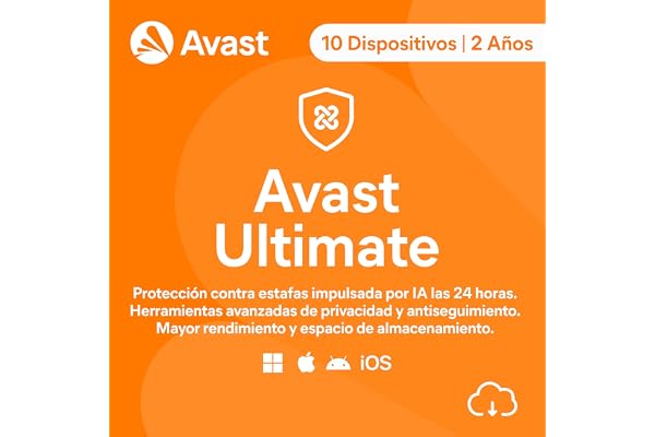 Avast Ultimate 2026 | 10 Dispositivos | 2 Años | Descarga digital