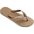 Havaianas - Brasil Logo, Iconic, Comfortable and Durable Flip-Flops, Straps with Brazilian Flag and Non-Slip Sole with Colourful Stripes, Adults Unisex