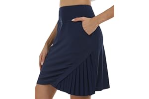 MoFiz Falda Pantalon Mujer Plisadas Deportivos Golf Tenis Verano Skirt con Bolsillos