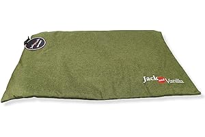 JACK AND VANILLA, Waterproof, Coussin de Cage pour Chien, Imperméable, Vert, Taille L, 85 x 55 cm