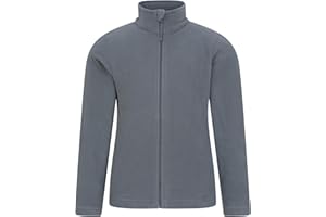 Mountain Warehouse Camber II Polaire à Fermeture éclair intégrale pour Enfant - Sweat-Shirt Confortable et léger, entièrement zippé et Anti-Boulochage - pour l'automne