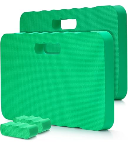 Lot De 3 Genouillères De Jardin EVA 43x28x4 Cm - Coussins Genoux Épais Anti-Douleur, Jardinage & Bricolage