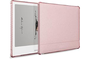 TUDIA SKN Clear designat för Boox Go 7/Go Color 7 fodral (Gen 1 & 2, 2024/2025), [Anti-gulning] stötsäkert transparent TPU gl