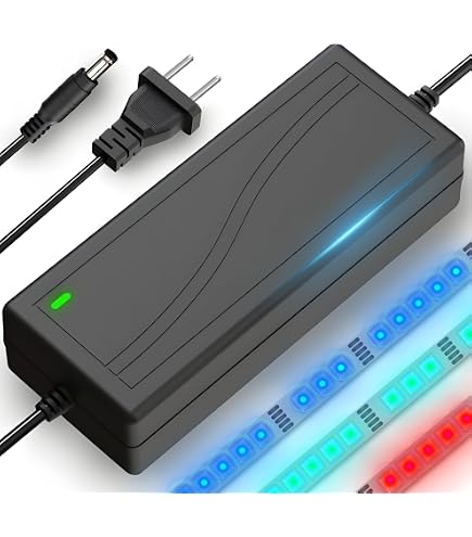 Alimentatore 12V 5A 60W Nizirioo: Trasformatore Universale Per Strisce LED, Router E Telecamere CCTV – Cavo 100cm Incluso
