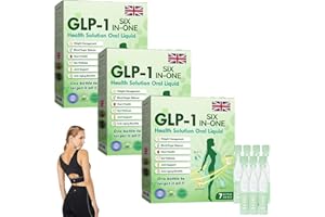 FRUITWEALTH GLP-1 SIX-in-ONE Solution Oral Liquid,Advanced GLP-1 Drops for Men & Women (3 Box)