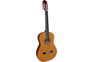 MSA 4/4 GITARRE - KONZERTGITARRE - CLASSIC - NATUR - DECKE LINDENHOLZ - ENDKNOPF - INSTRUMENT - C22