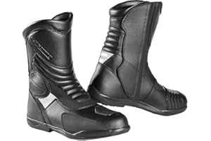 ‎BOGOTTO Bogotto Andamos wasserdichte Motorradstiefel, schwarz, 42