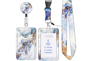 Uchwyt na plakietkę SCJJZ,uchwyt na plakietkę na szyję,Rozciągany brelok na plakietkę,Zestaw smyczy poliestrowej z PVC łatwy do wyciągnięcia