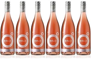 BO°LLE Rosa Non-Alcoholic Sparkling Wine - Case of 6 | Alcohol Free Prosecco Alternative Made Using Zero Gradi Technology | Low Alcohol Wine - 0.5% ABV | Gift for Expecting Mum's and New Mum's